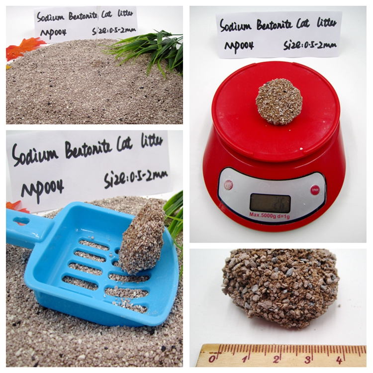 Eco-friendly Sodium Bentonite Cat Litter GP004